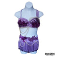 Lavender Fringe Fantasy  two piece