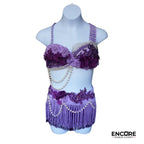 Lavender Fringe Fantasy  two piece