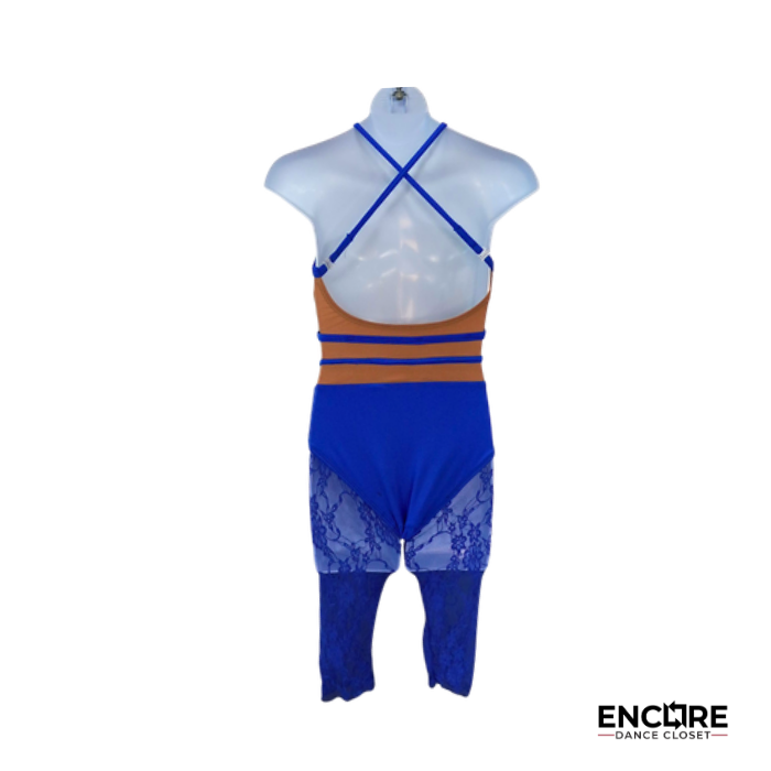 Indigo Lace  biketard