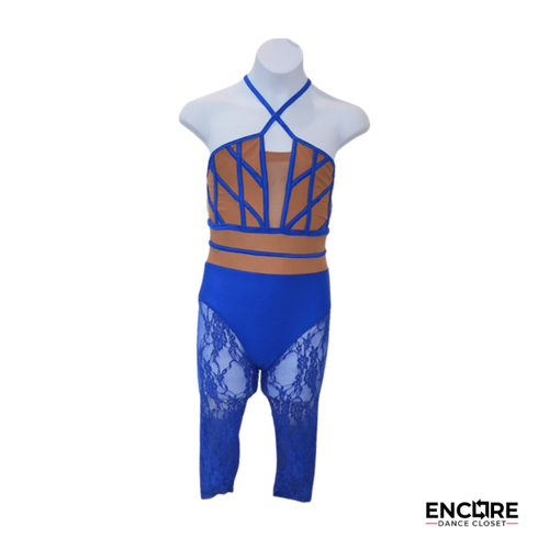 Indigo Lace  biketard