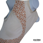Ivory Lattice  leotard