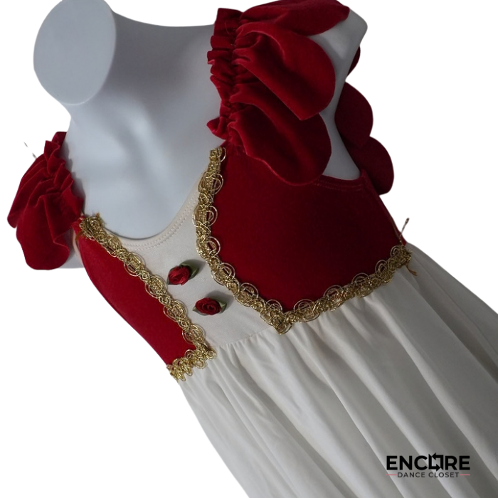 Ivory Rosette  dress