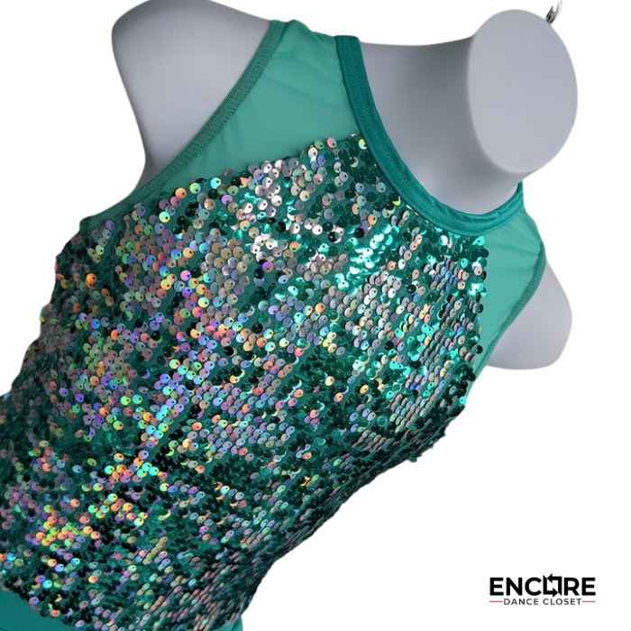 Jade Shimmer  dress