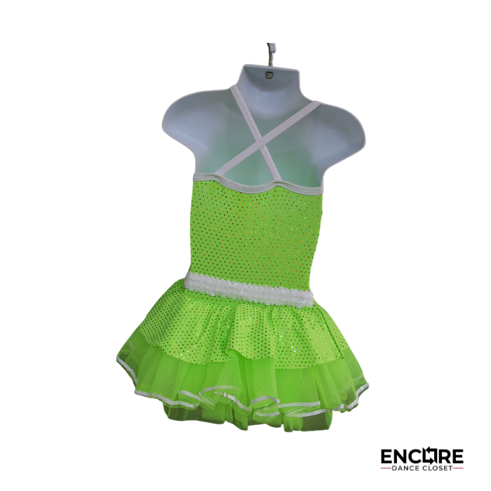 Lime Petal  dress