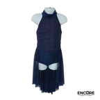Midnight Lace Flow  leotard