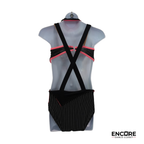 Noir Stripe  leotard