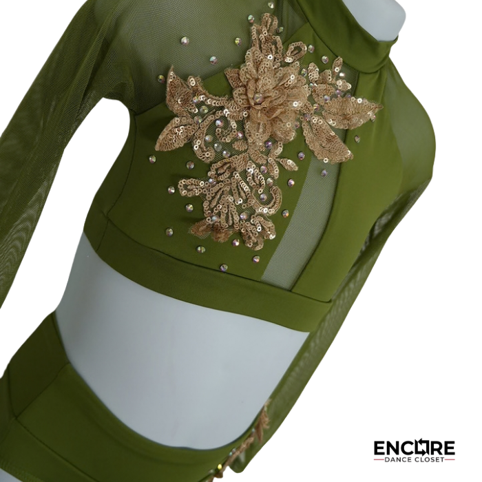 Olive Bloom Two-Piece  two piece
