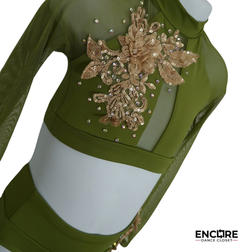 Olive Bloom Two-Piece  two piece