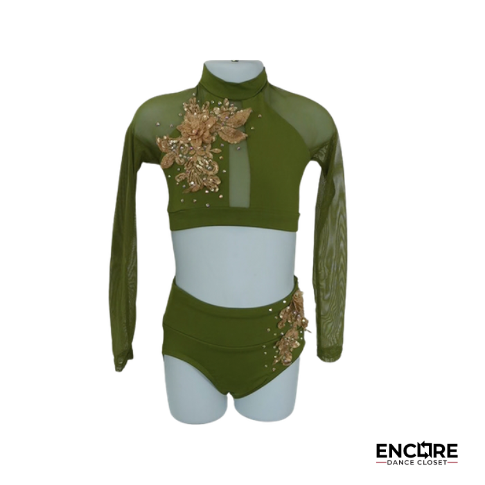 Olive Bloom Two-Piece  two piece