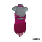 Pink Fringe Flirt  leotard