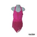 Pink Fringe Flirt  leotard