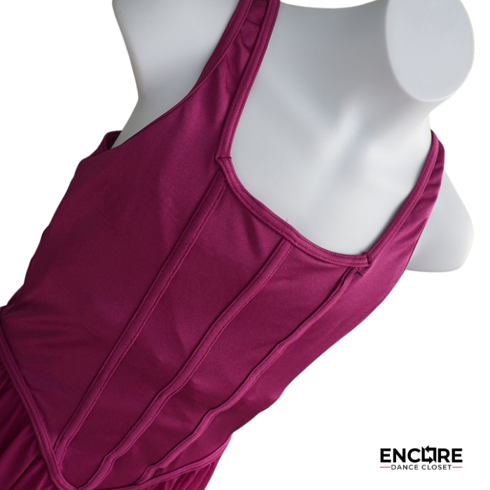 Fuchsia Flame  dress