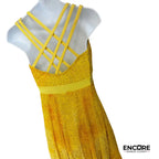 Golden Glow Strap Dress  dress