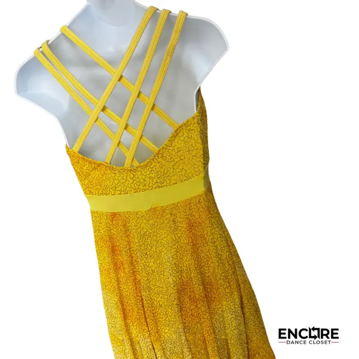 Golden Glow Strap Dress  dress