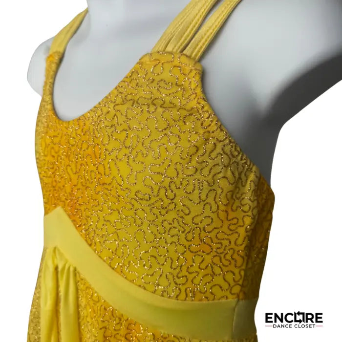 Golden Glow Strap Dress  dress