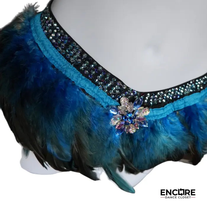 Turquoise Ballroom Glam  two piece
