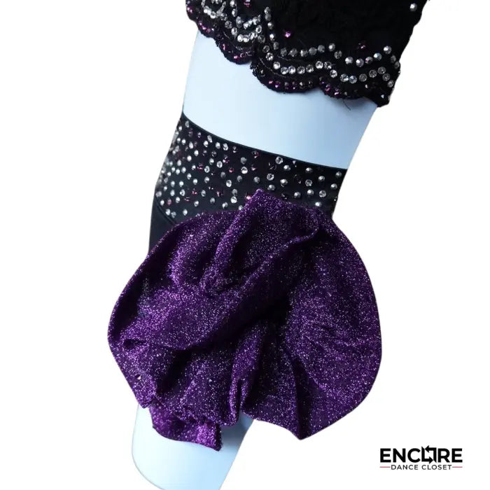 Purple Glam Halter Set  two piece