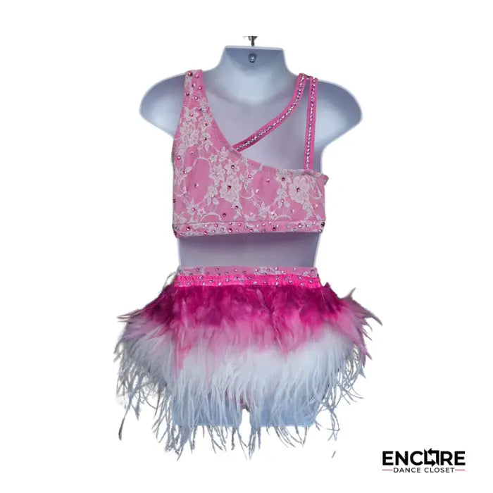 Adorable Light Pink Jazz Costume  two piece