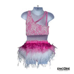 Adorable Light Pink Jazz Costume  two piece