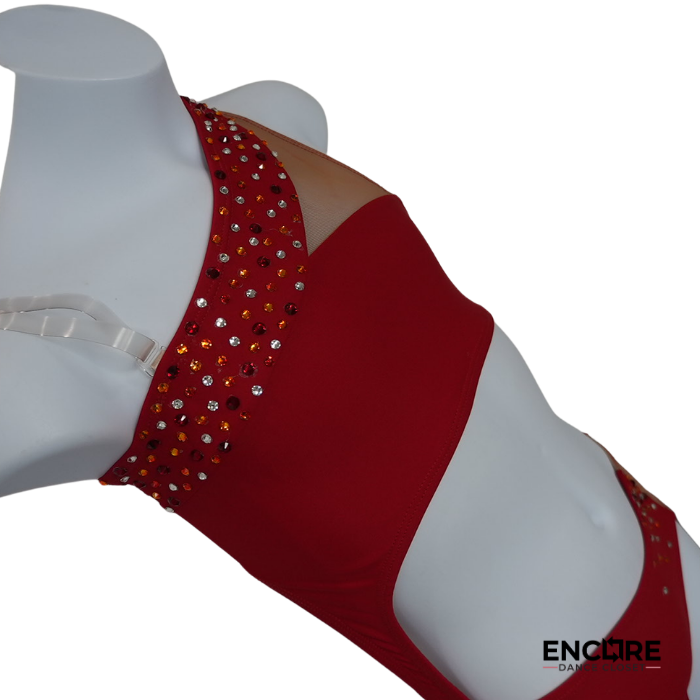 Scarlet Cutaway  leotard