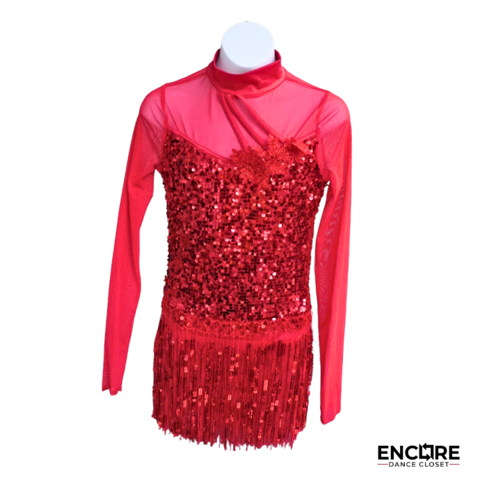 Scarlet Fringe Too  dress