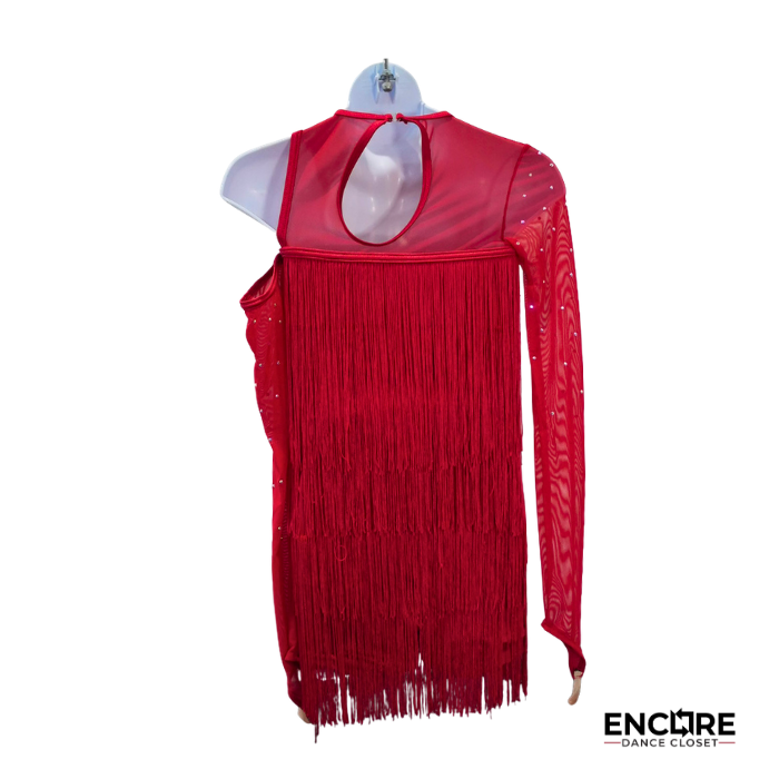 Scarlet Fringe  biketard