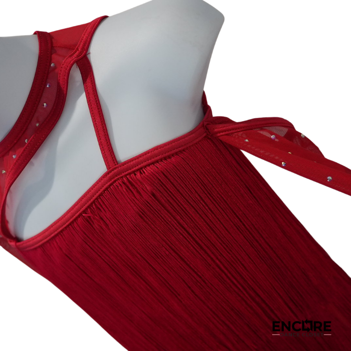 Scarlet Fringe  biketard