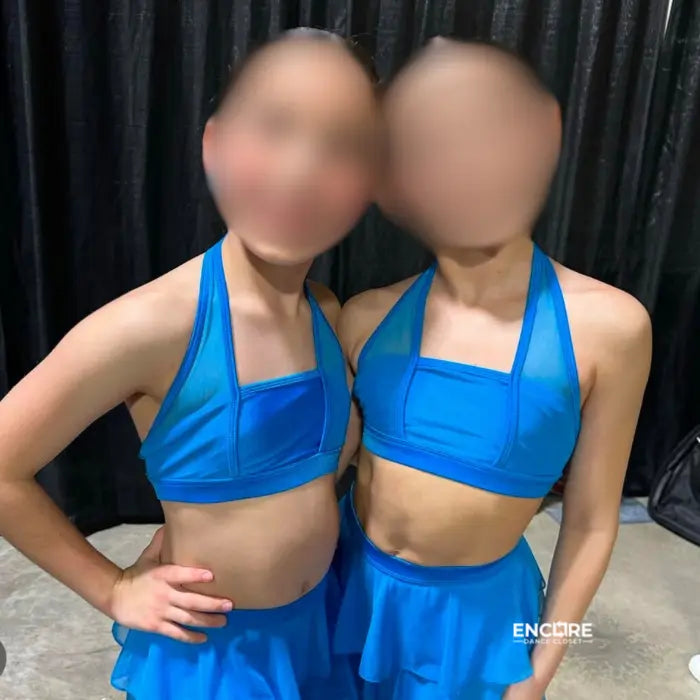 Breeze Mesh Dance Set  two piece