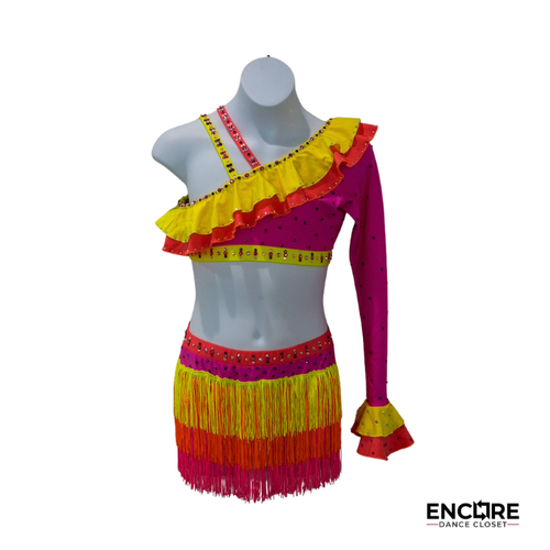 Sunset Fringe  two piece