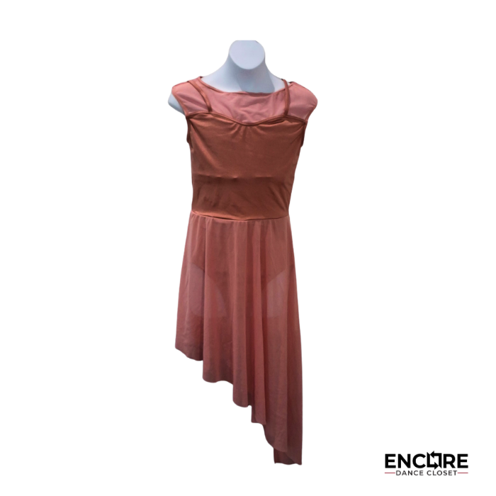 Terracotta Drift  dress