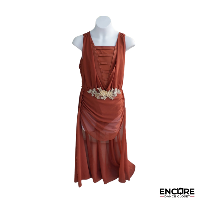 Terracotta Muse  dress