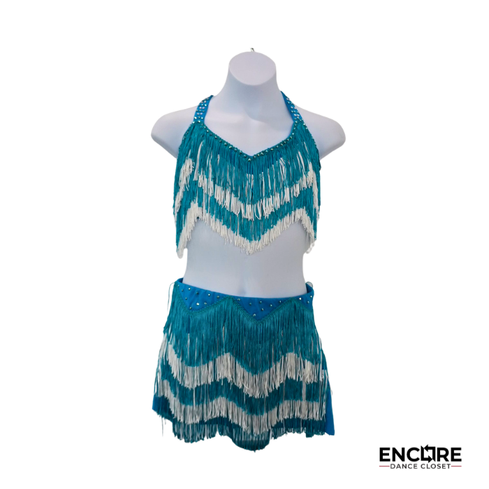 Turquoise Cascade  two piece