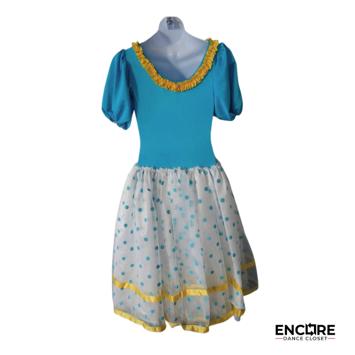 Turquoise Twirls  dress