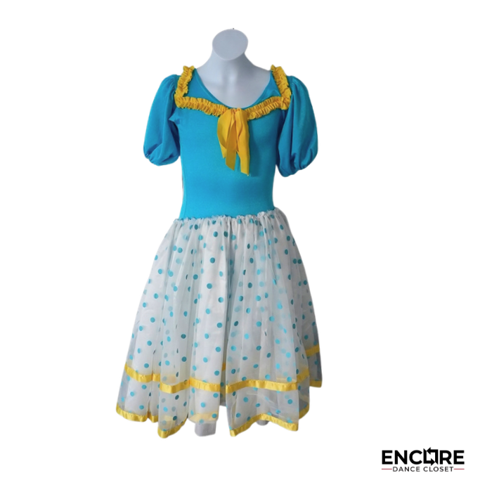 Turquoise Twirls  dress
