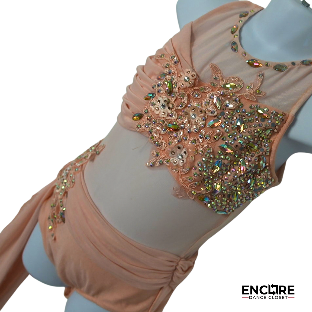 Blush Petal Leo  leotard
