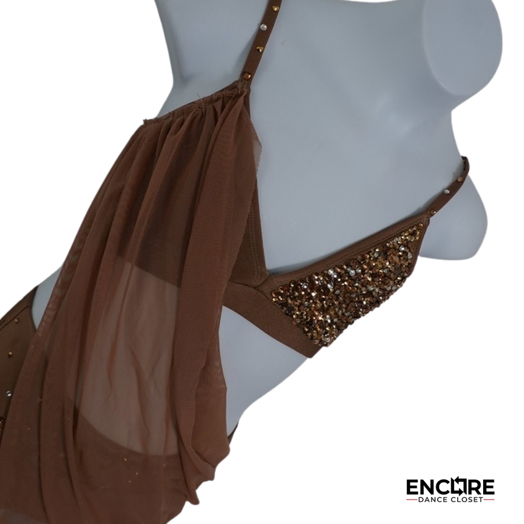 Copper Drape  two piece
