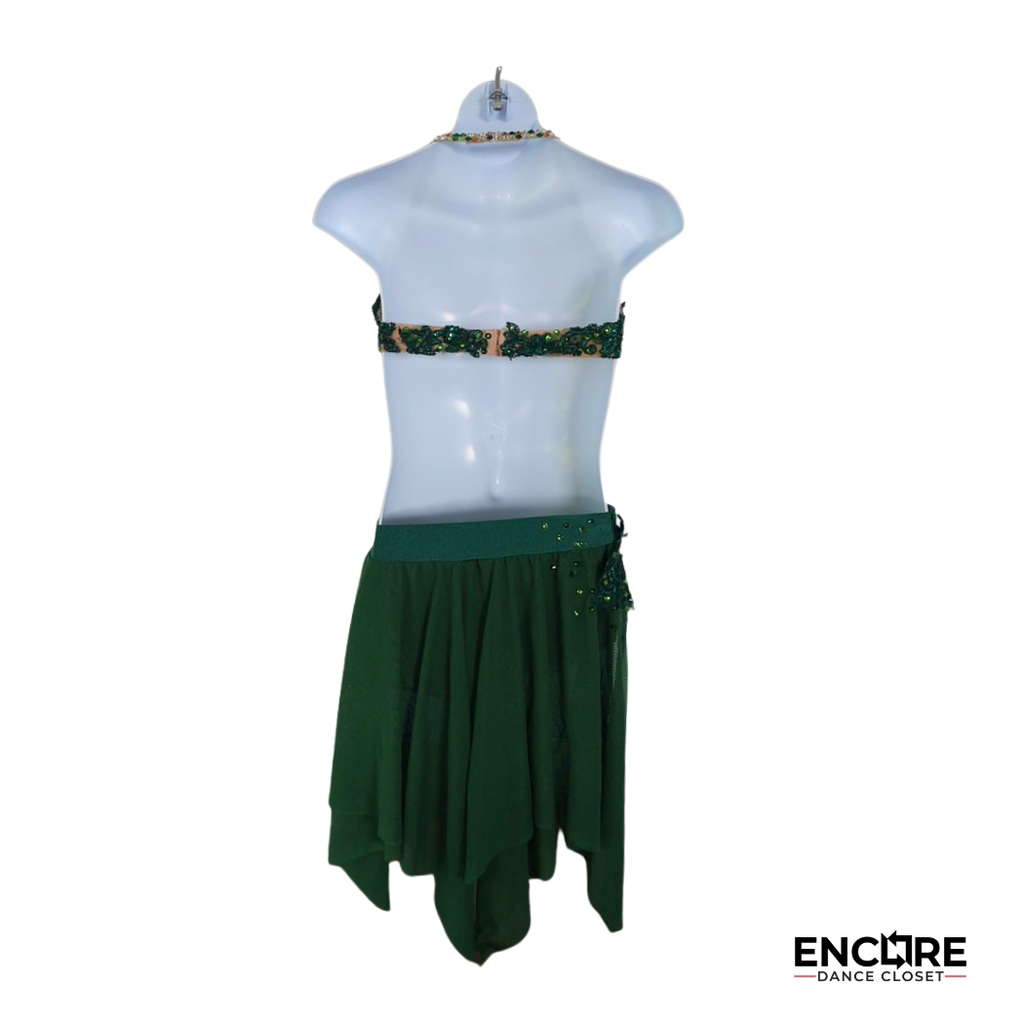 Gilded Emerald  two piece