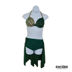 Gilded Emerald  two piece