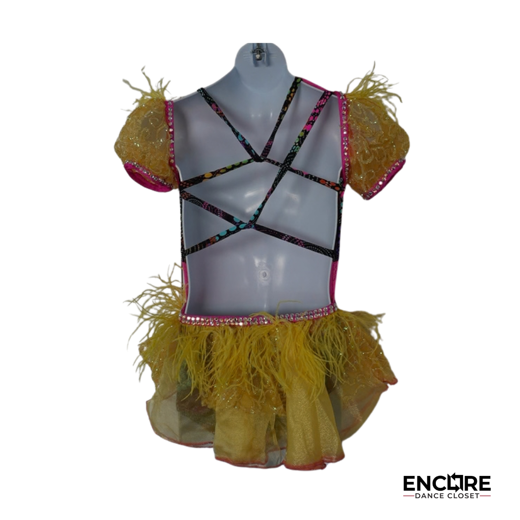 Golden Plume  dress