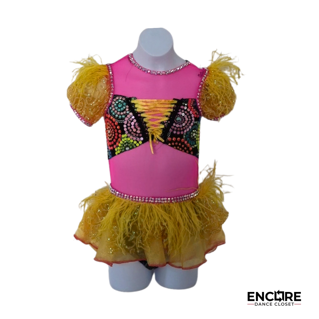 Golden Plume  dress