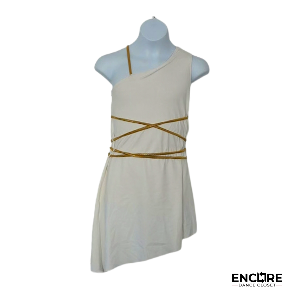 Ivory Wrapped  dress