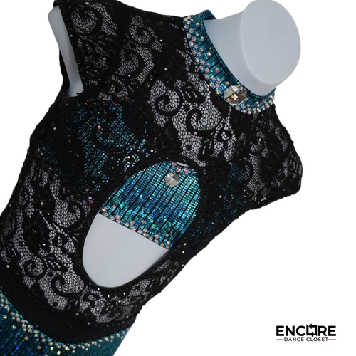 Midnight Cutout  leotard