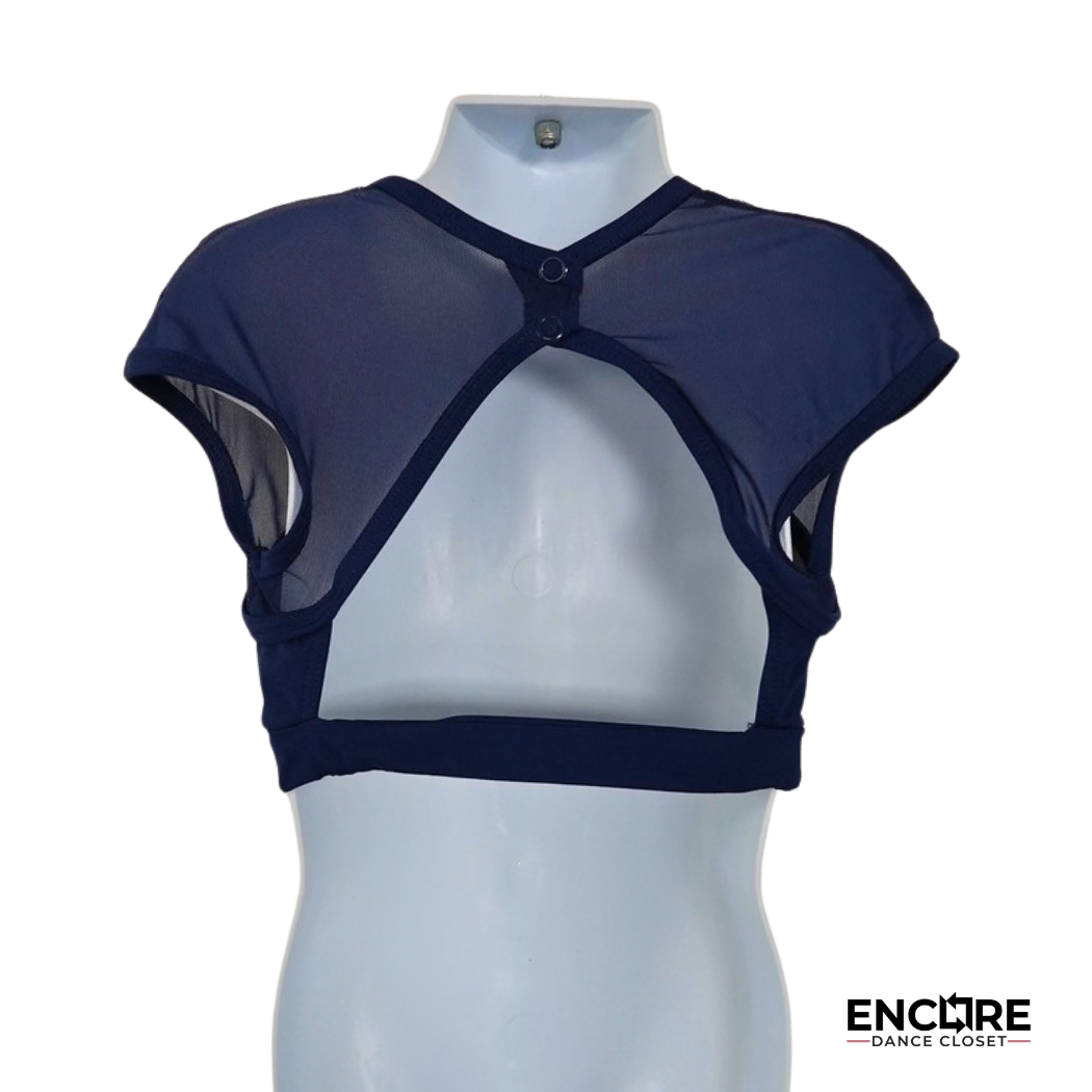 Navy Bolero  top