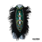 Noir Feather  leotard