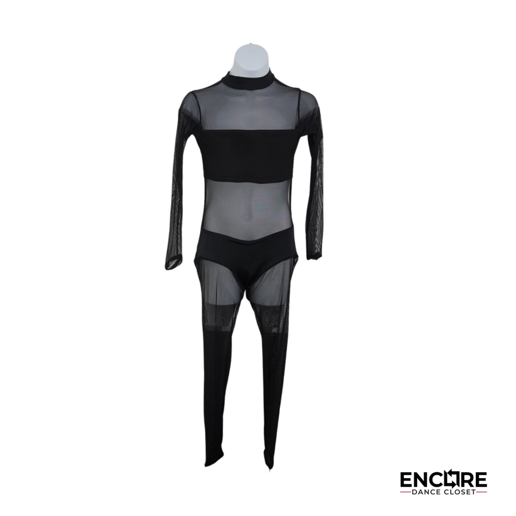 Noir Illusion  unitard