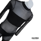 Noir Illusion  unitard