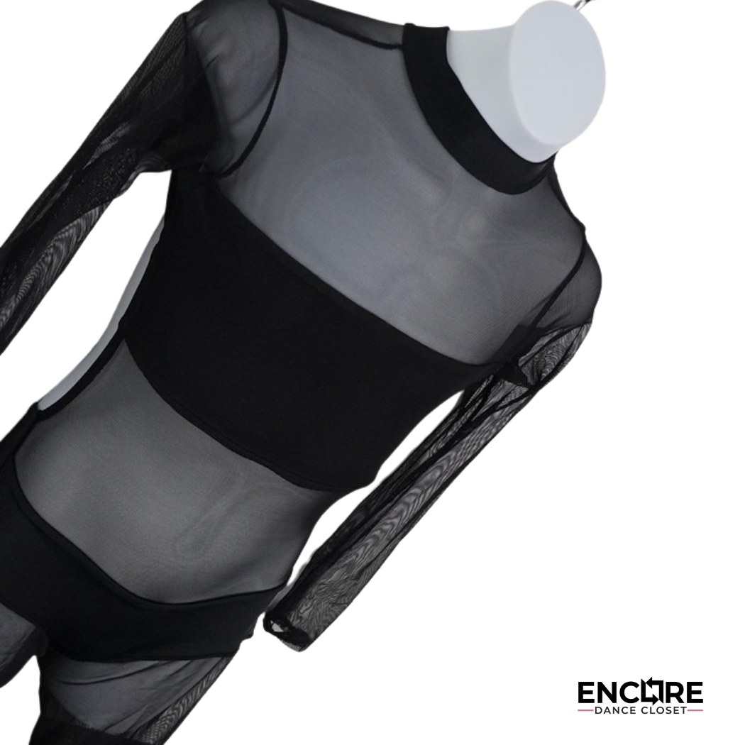 Noir Illusion  unitard