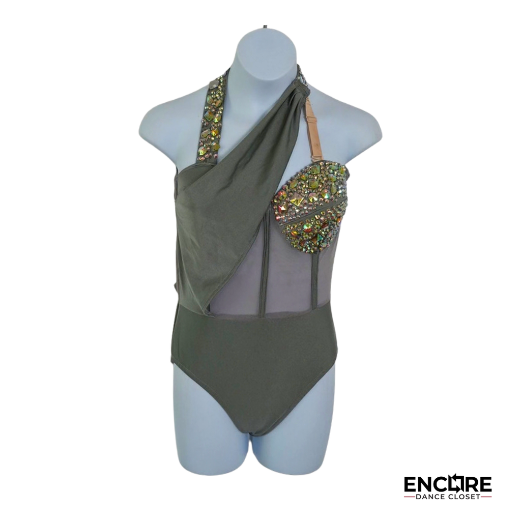 Olive Illusion  leotard