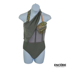 Olive Illusion  leotard