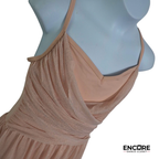 Peach Shimmer  dress